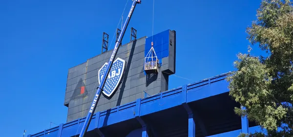 Cambios en la pantalla del estadio
