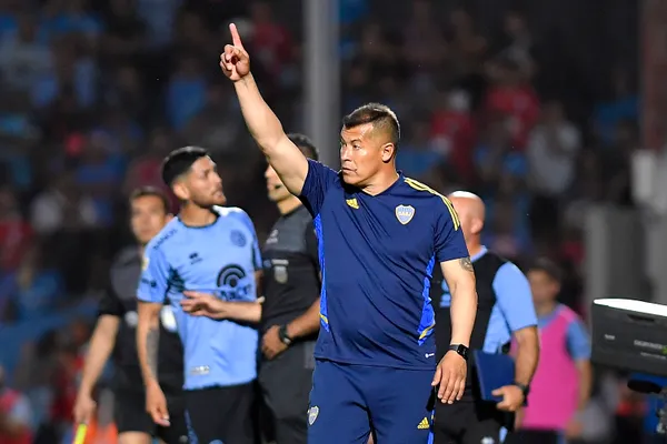 Jorge Almirón en Boca vs. Belgrano (Getty Images)