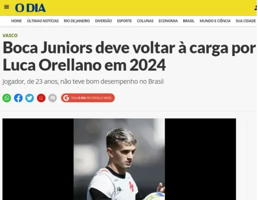 El medio O Dia relevó el interés del Xeneize por Orellano