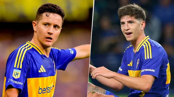 Ander Herrera y Belmonte, a la par del grupo. (Getty)