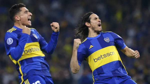 Boca pasó de ronda en la Sudamericana gracias a un gol de Cavani. (Getty)