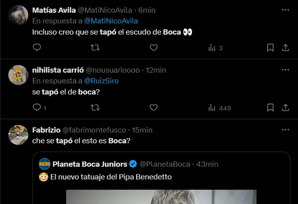 La inquietud de los hinchas de Boca.