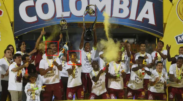 Villa y Montero ganaron el torneo colombiano con Deportes Tolima en 2018. (AS)
