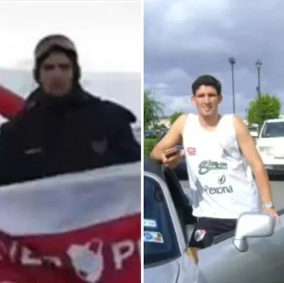Las fotos de Andrés Merlos que lo vinculan con River.