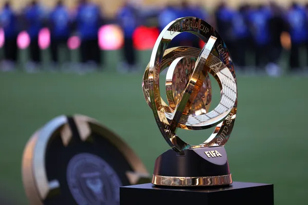 El trofeo del Mundial de Clubes 2029. 