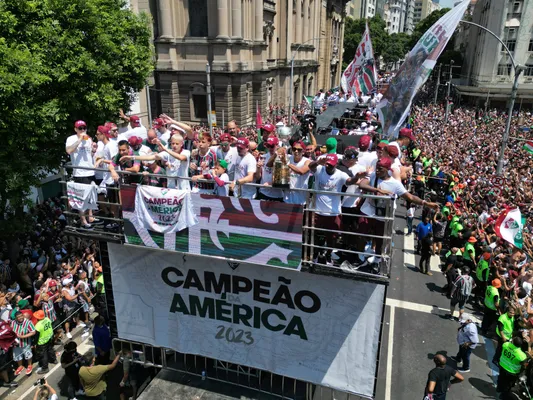Festejos de Fluminense (Getty Images)