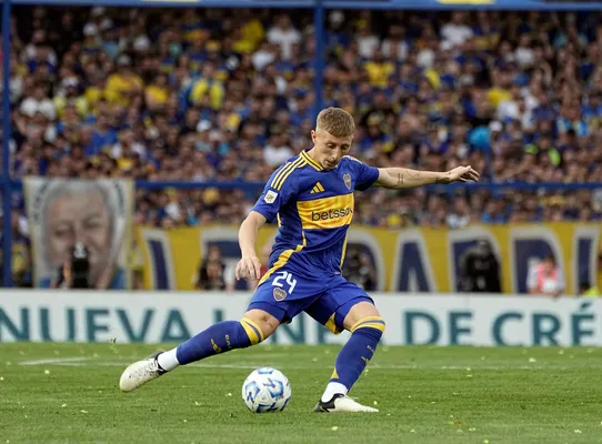 Juan Barinaga en Boca (Imago)