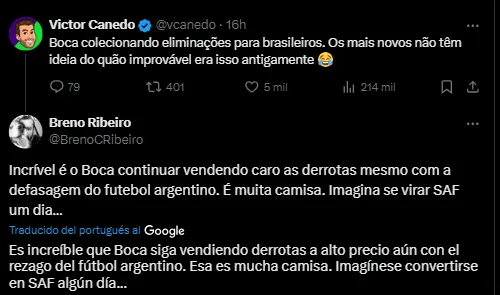 En Brasil hablan del "miedo" a Boca.