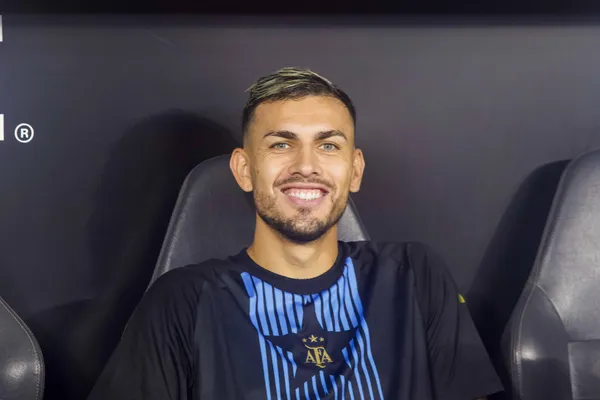 Leandro Paredes, en la Selección Argentina. (Imago)