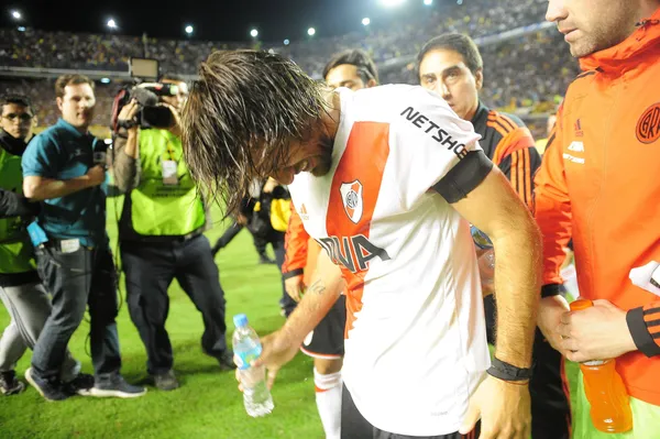El día del "Gas Pimienta" entre Boca y River por la Copa Libertadores 2015 (Imago)