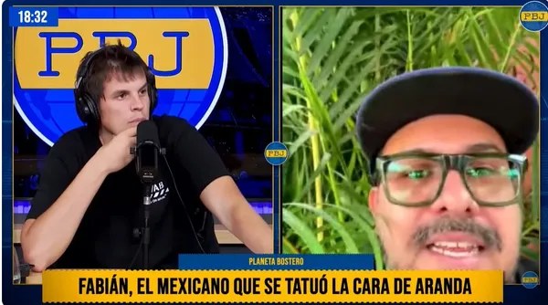 El fanático mexicano pasó por Planeta Bostero.