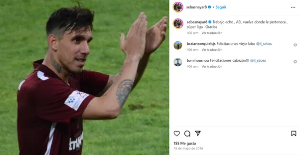 Nayar, durante su paso por el fútbol de Grecia.