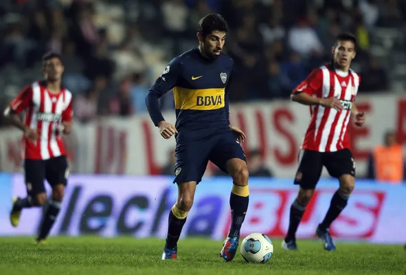 Franco Cángele, en su segunda etapa en Boca