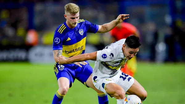 Valentini jugó por última vez en Copa Sudamericana ante Sportivo Trinidense. (Getty)