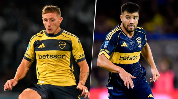Weigandt y Barinaga, sin lugar en Boca. (Getty)