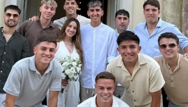 Lescano se casó en medio de sus vacaciones. (Instagram)