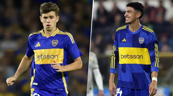 Dalmasso y Mendia, los dos juveniles que bajaron a Reserva. (Getty Images)