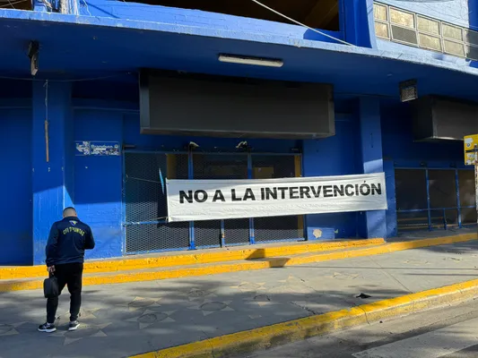 Claro mensaje en La Bombonera