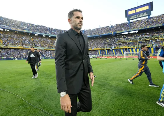 Fernando Gago, en Boca. (Imago)