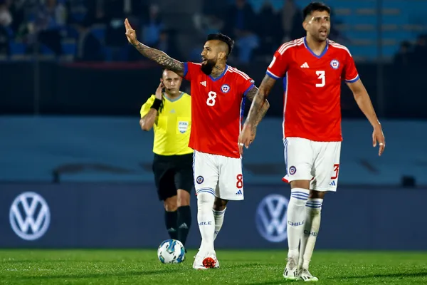 Arturo Vidal en la Selección de Chile. (Getty)