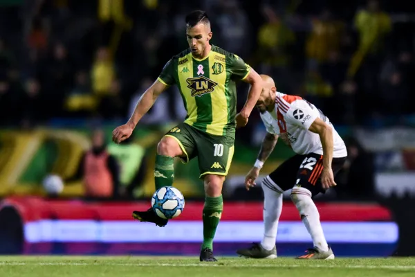 Federico Andrada, en Aldosivi. (Getty)