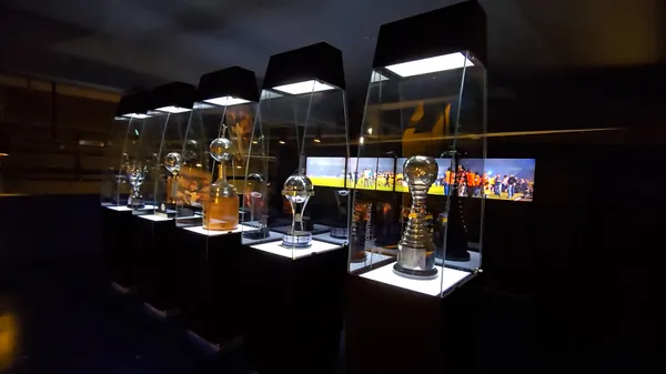 Algunos de los trofeos exhibidos en el Museo de la Pasión