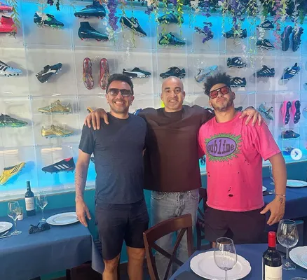 Silva, en su restaurante. (Instagram)