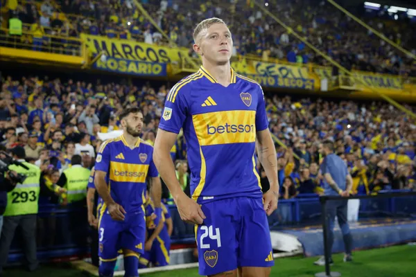 Barinaga, con chances de meterse en el once de Boca. (Getty)