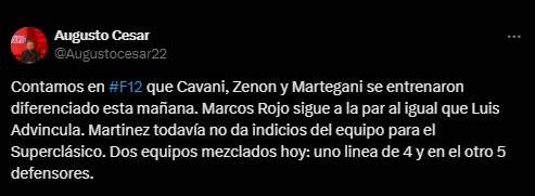 Diego Martinez define el equipo. 