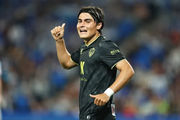 Luka Romero, en Almería. (IMAGO)