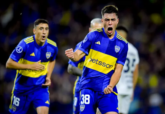 Aaron Anselmino en Boca (Getty Images)