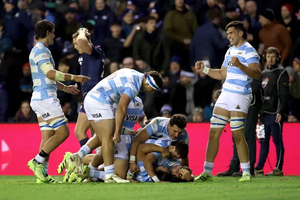 La Selección Argentina de Rugby. (Getty)