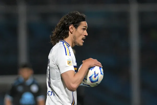 Cavani, en Boca. (Getty)