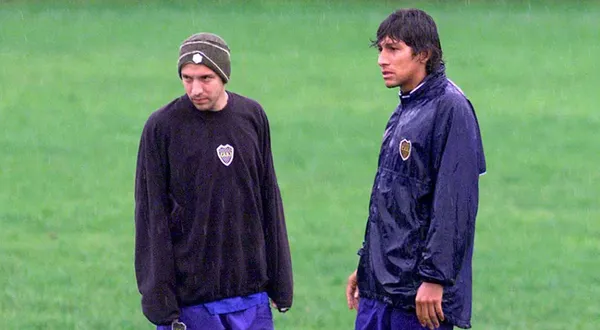 La Paglia junto a Bermúdez. (Captura)