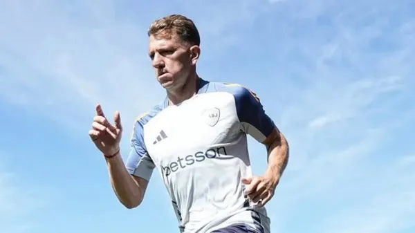 Rolón se entrenaba separado del plantel.