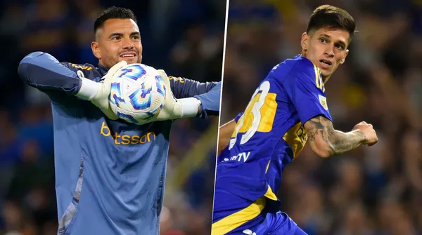 Romero y Aguirre, con chances de irse de Boca. (Getty)