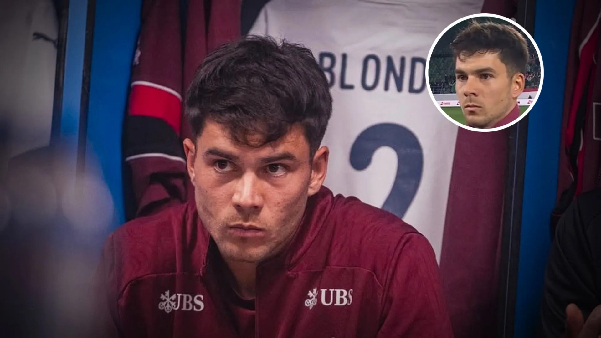 El gesto de Lucas Blondel durante el himno de Suiza que sorprendió a todos