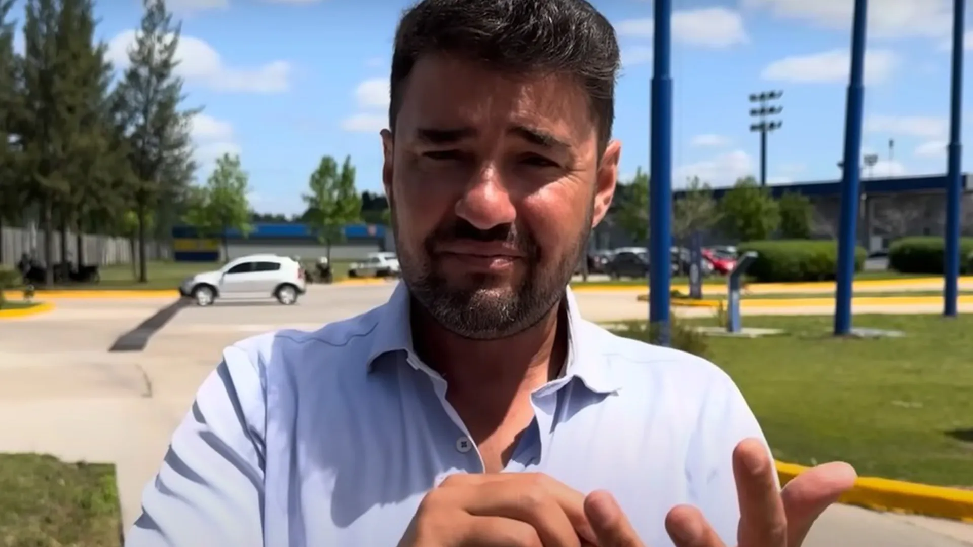 Leandro Aguilera, periodista de TyC Sports