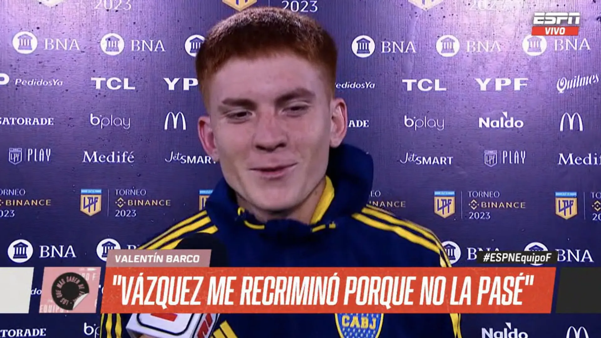 Valentín Barco en Boca