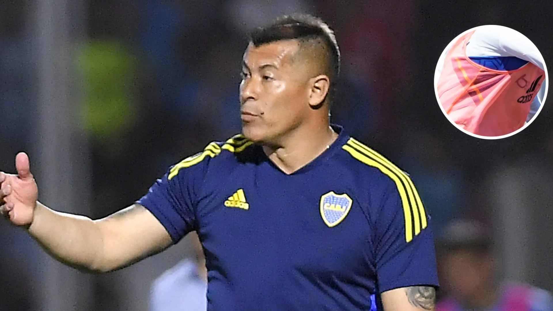 La opción menos esperada: Roncaglia fue el lateral izquierdo en la práctica de Boca