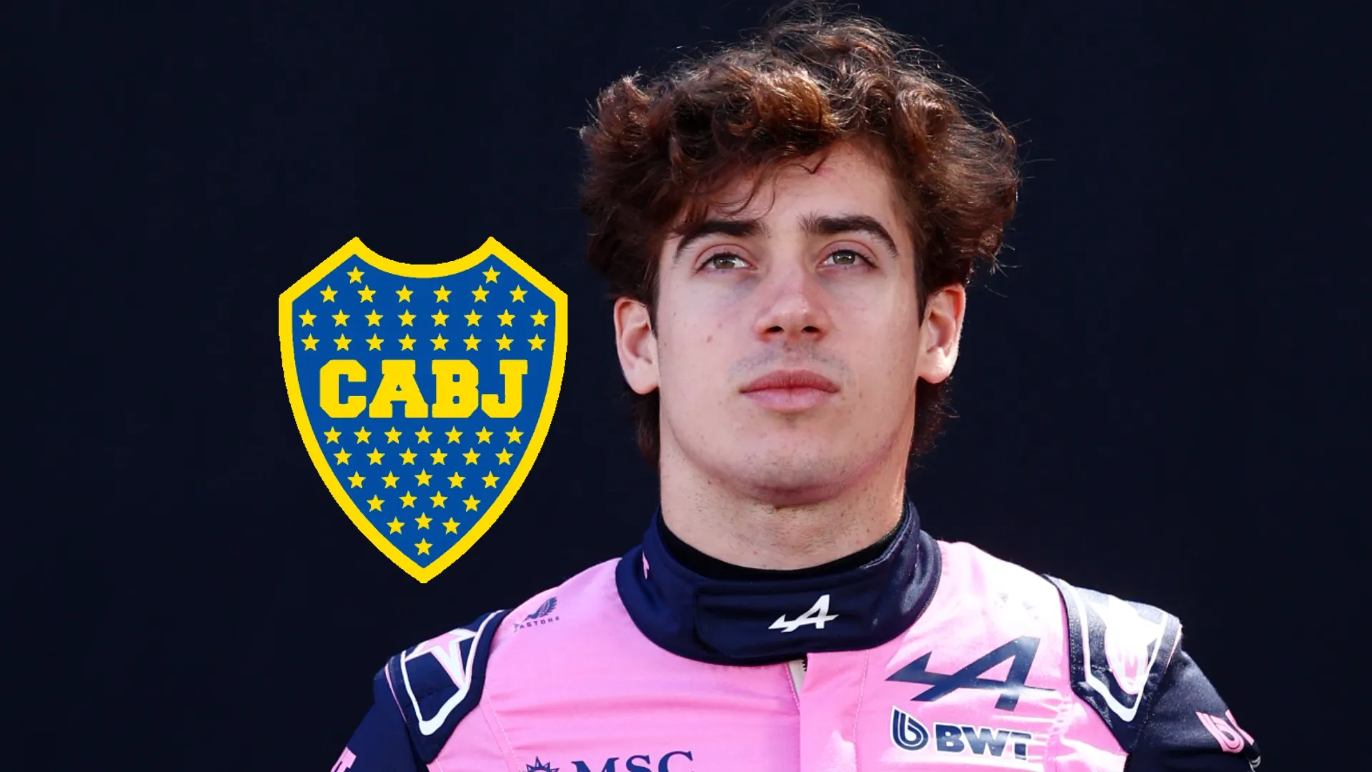El guiño viral de Franco Colapinto a Boca: llegó al próximo Gran Premio de Fórmula 1 con un piluso