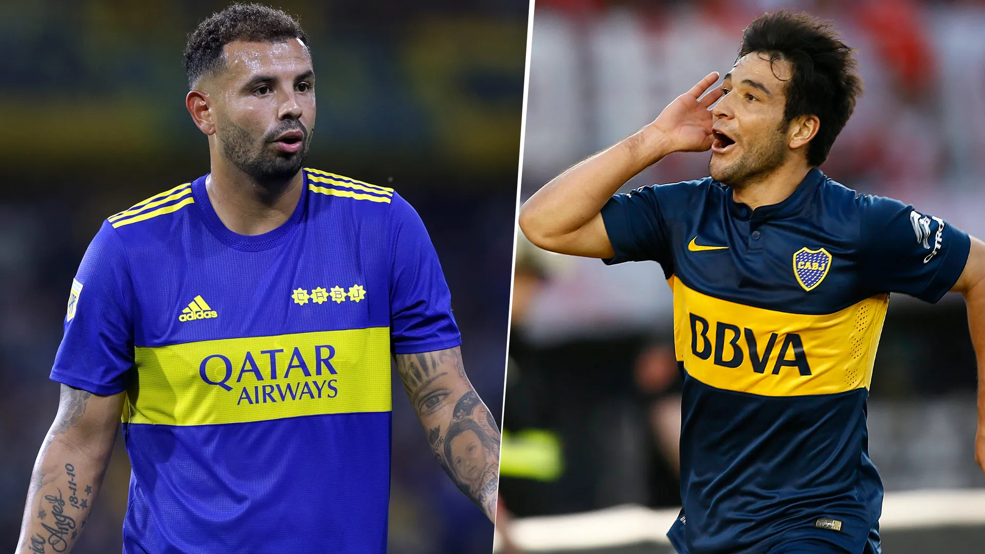 Edwin Cardona y Nicolás Lodeiro en Boca