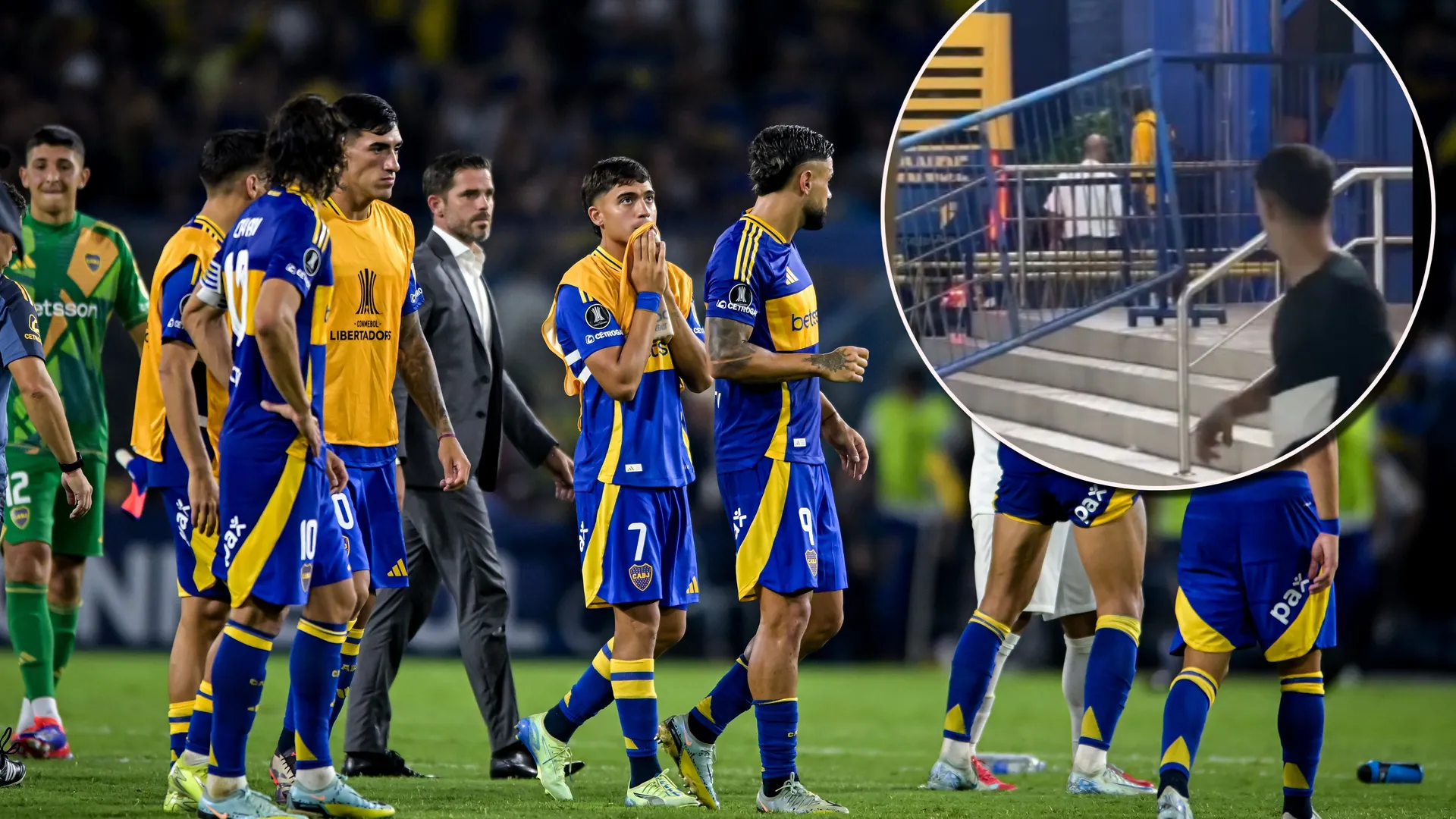 Fernando Gago y los jugadores fueron insultados por los hinchas