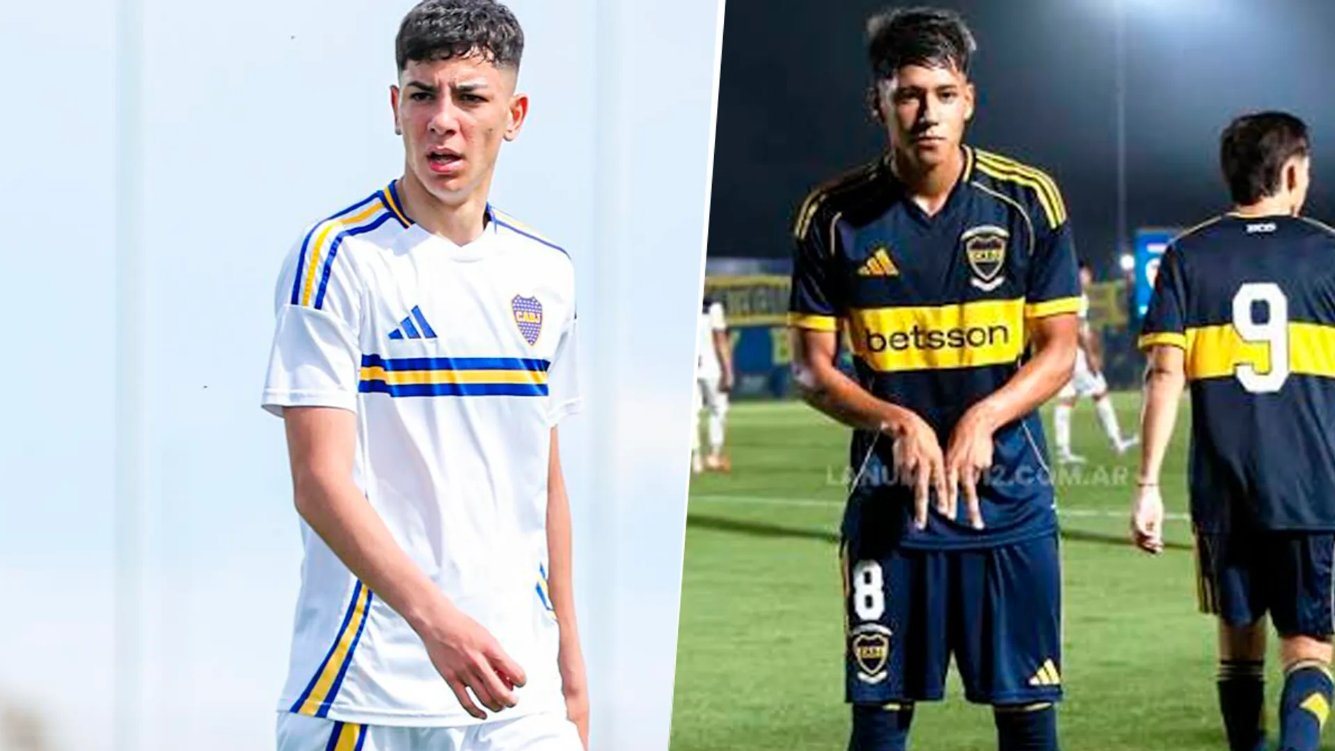 El Vasco mira de cerca a dos juveniles de Boca Predio.