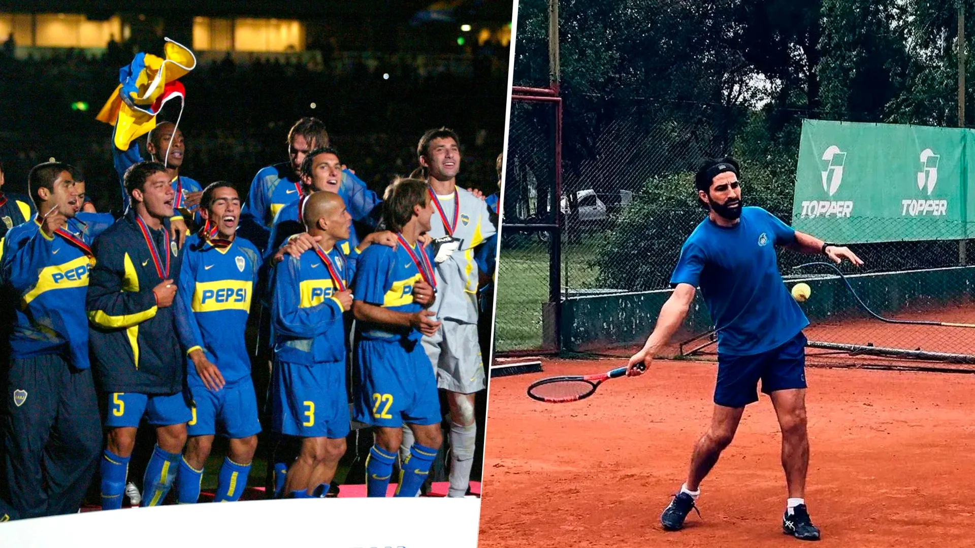 Franco Cángele cambió de deporte: de multicampeón con Boca a jugar torneos de tenis