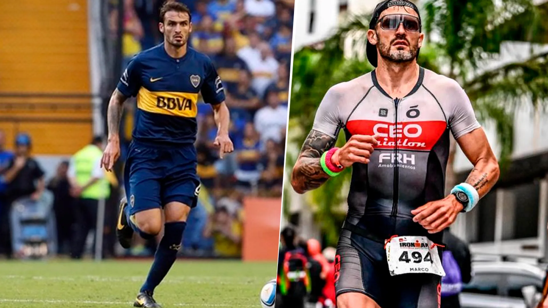 Fue campeón en Boca, se retiró en 2020 y ahora compite en triatlón