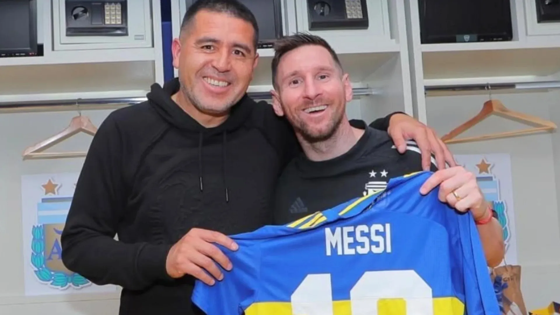 Se viene la despedida de Riquelme: la respuesta de Messi a la invitación de Román