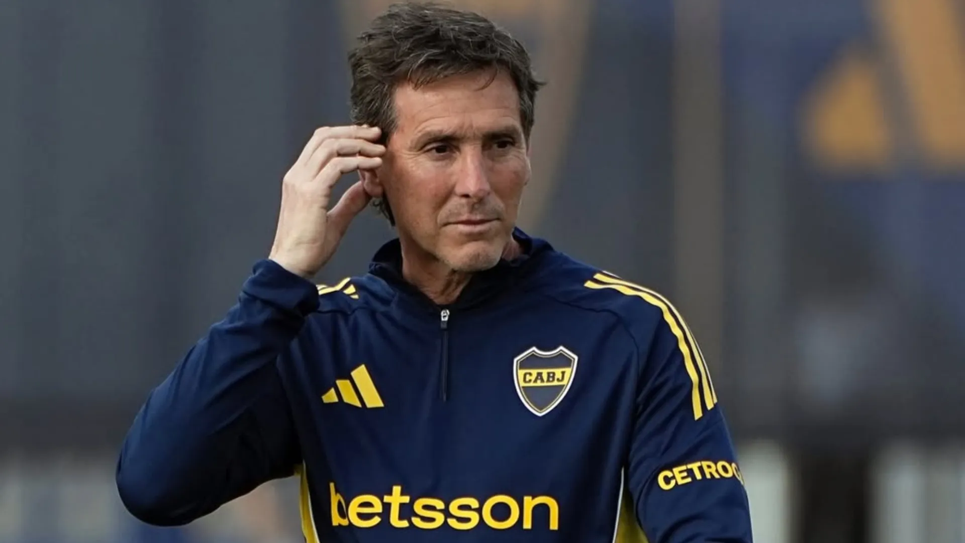 ¿Está definido? Claudio Úbeda probó un equipo en la última práctica de Boca antes de Talleres