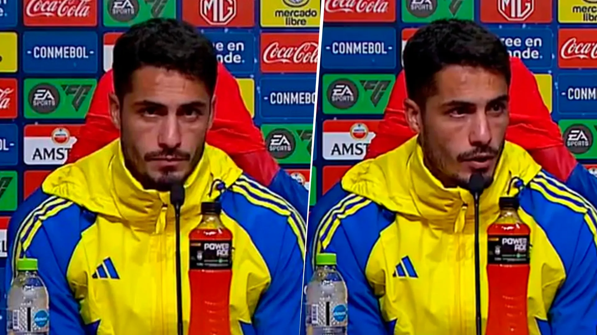 Nicolás Figal y su reacción al enterarse que Fortaleza perdió y Boca depende de sí mismo