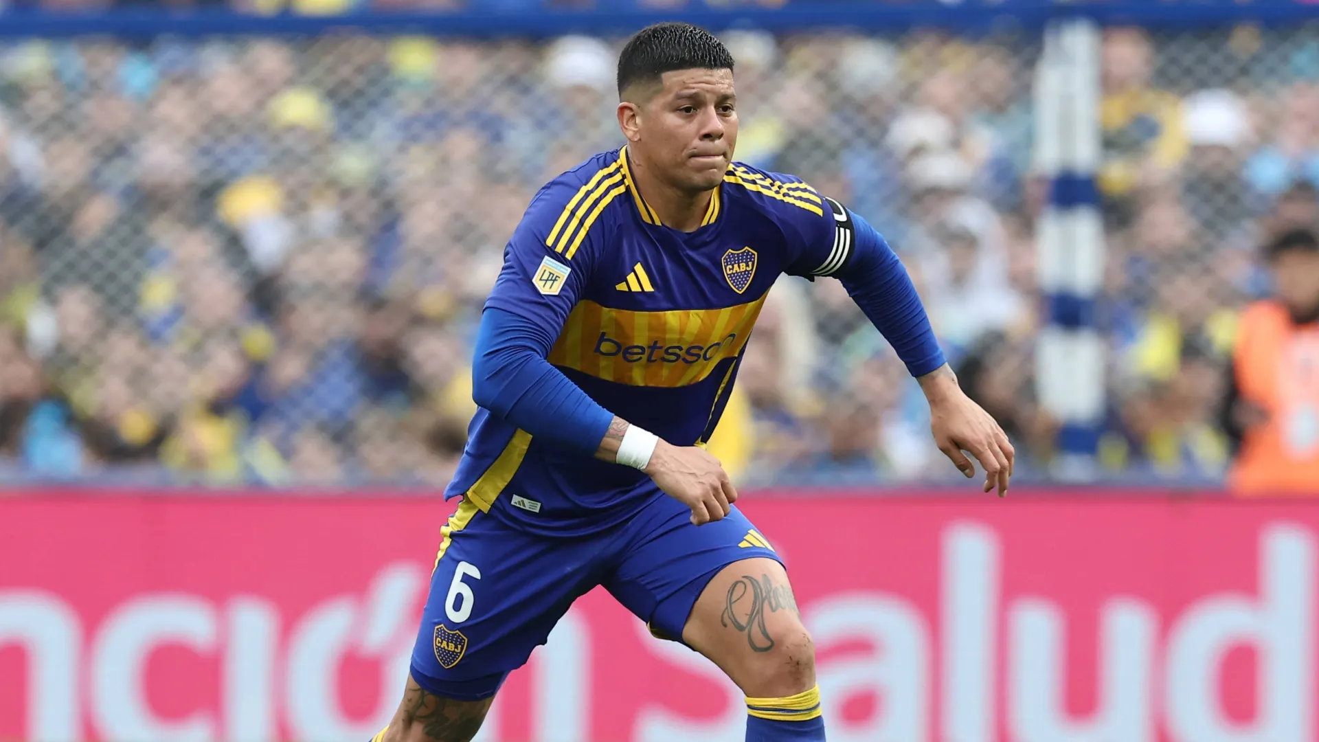 Por qué Diego Martínez sacó a Marcos Rojo en el entretiempo de Boca vs. San Lorenzo